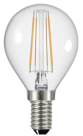 Лампа светодиодная GENERAL GLDEN-G45S-8-230-E14-4500
