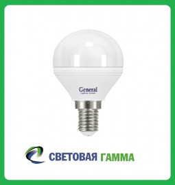 Лампа светодиодная GLDEN-G45F 10Вт E14 4500