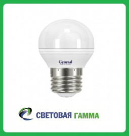 Лампа светодиодная GLDEN-G45F 10Вт E27 6500