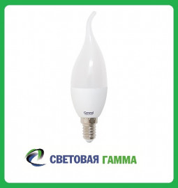 Лампа светодиодная GLDEN-CFW-7-230-E14-4500